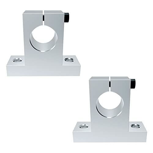 iYueMps 2 Stück SK8 8mm Kugellager-Halterung Linear Motion Kugel Schlitten Schienen Unterstützung für 8 mm Linear-Führungsstange von iYueMps