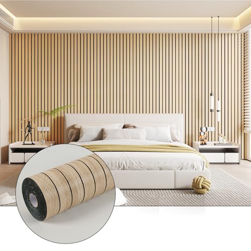 iaoskqwu Verwandeln Sie Ihr Zuhause mit 3D Tapeten. Moderne und stilvolle Verkleidungslösung aus PVC mit Holzeffekt, selbstklebendes Vinyl, D von iaoskqwu