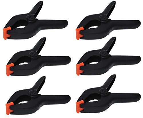 iapyx 6 Stück Klemmzwingen Leimzwingen 6" 158mm Leimklemme Federzwinge (groß) von iapyx
