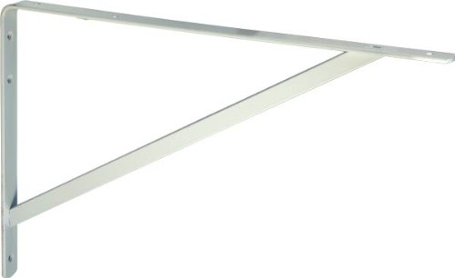 IB-Style - Schwerlastträger Schwerlastkonsole Regalträger Regalhalter Wandkonsole Regalwinkel Schwerlastwinkel| 2, 10 oder 20 Stück wählbar | 20 Stück 250 x 400 mm aus Stahl - weiss von ib style