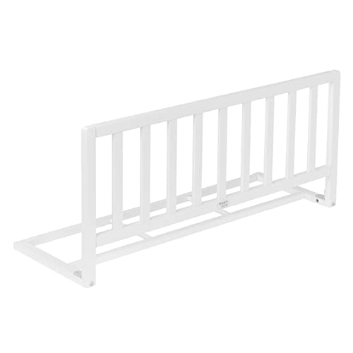 ib style® Bettgitter TAMO | Rausfallschutz für Kinder | Bettschutzgitter aus Holz | 90 cm Weiß von ib style