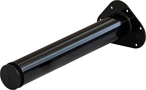 ib style 1 Stück Tischbein Möbelfüß L 900 mm / 60 mm Rund SCHWARZ von ib style