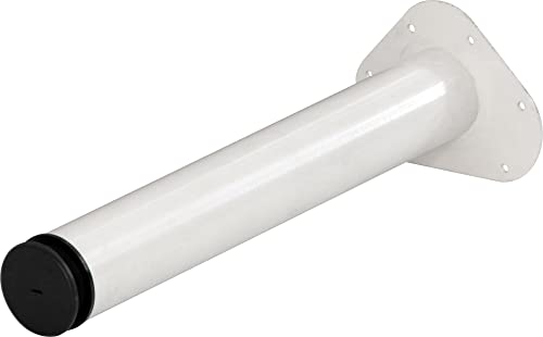ib style 4er Set Tischbeine Möbelfüße L 900 mm / 60 mm Rund Weiss von ib style