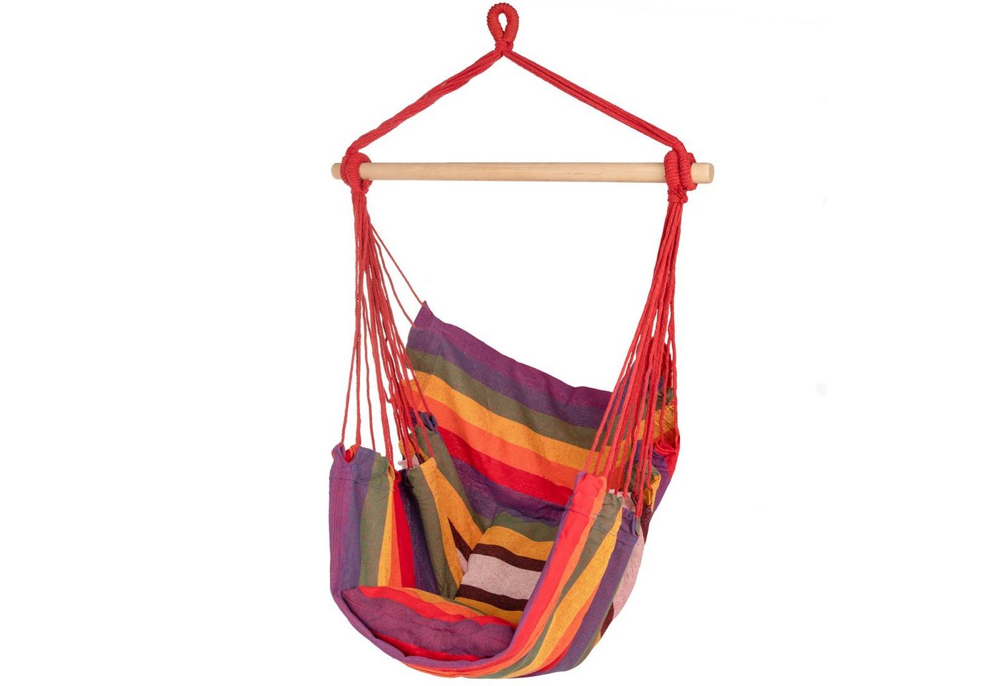 ib style Hängematte Kalea Hängesessel Regenbogen, Hängestuhl mit 2 Kissen und Zubehör - bis 150kg belastbar ib style Hängematte Kalea Hängesessel Regenbogen, Hängestuhl mit 2 Kissen und Zubehör - bis 150kg belastbar von ib style