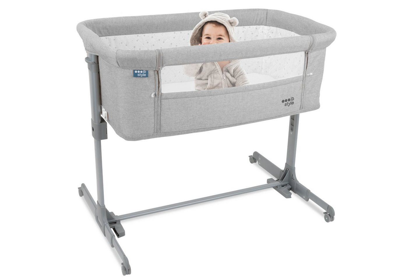 ib style Kinderbett Aluna Babybett Grau ib style Kinderbett Aluna Babybett Grau von ib style