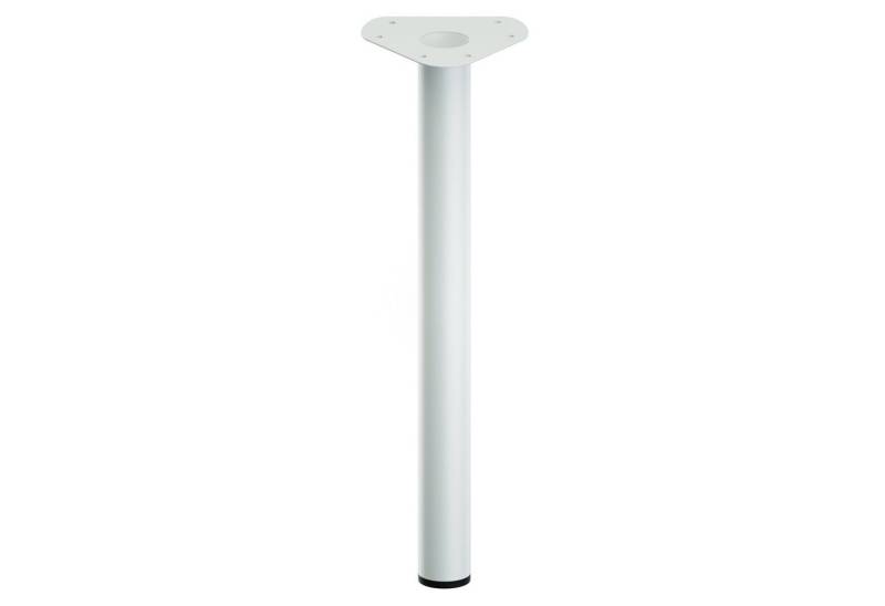 ib style Tischbein Tischbein Ø 60 mm Farbe:Verchromt,Länge:20 cm, Tischfüße - Möbelfüße - mit integrierten Stellfuß von ib style