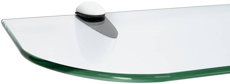 ib style Wandregal Glasregal 6mm klar 60 x 30 cm + Clip CLASSICO Weiß, Glasboden aus ESG-Sicherheitsglas - Wandregal ib style Wandregal Glasregal 6mm klar 60 x 30 cm + Clip CLASSICO Weiß, Glasboden aus ESG-Sicherheitsglas - Wandregal von ib style