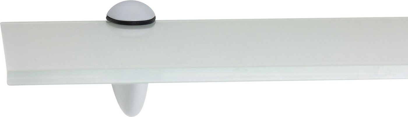 ib style Wandregal Glasregal 8mm eckig weiß 60 x 20 cm + CLASSICO Weiß, ESG-Sicherheitsglas ib style Wandregal Glasregal 8mm eckig weiß 60 x 20 cm + CLASSICO Weiß, ESG-Sicherheitsglas von ib style