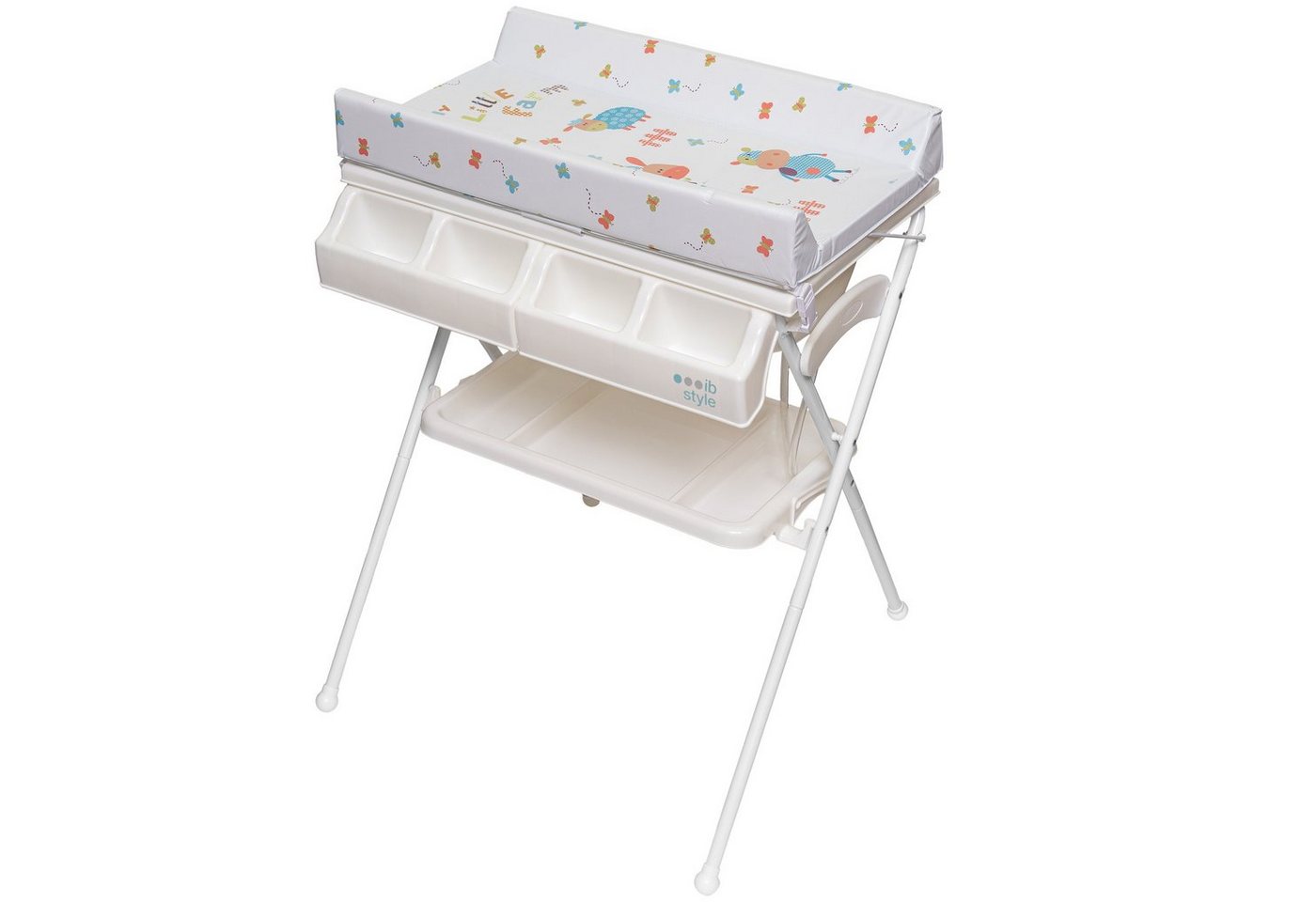 ib style Wickeltisch Koa Bade- & Wickelkombination klappbar My Little Farm Color, klappbare Wickelkommode - Wickeltisch - mit integrierter Babywanne ib style Wickeltisch Koa Bade- & Wickelkombination klappbar My Little Farm Color, klappbare Wickelkommode - Wickeltisch - mit integrierter Babywanne von ib style