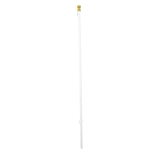 ibasenice 1 Satz Aluminiumlegierung Fahnenmast Teilig Fuß Drehbarer Halter für Gartenflaggen Montieren für Außenbereich und Veranstaltungen von ibasenice