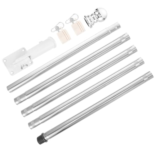 ibasenice 1 Satz Fahnenmast Set mit Halterung Multifunktionale Robuste Flaggenstange für Garten und Haus für Feiertage und Dekorationen von ibasenice