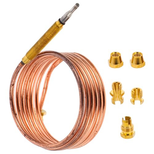 ibasenice 1 Satz Gasthermoelement Präziser Temperatursensor für Gasfeuerstellen und Patio Heizgeräte Vielseitig Einsetzbar Anschlüssen ibasenice 1 Satz Gasthermoelement Präziser Temperatursensor für Gasfeuerstellen und Patio Heizgeräte Vielseitig Einsetzbar Anschlüssen von ibasenice