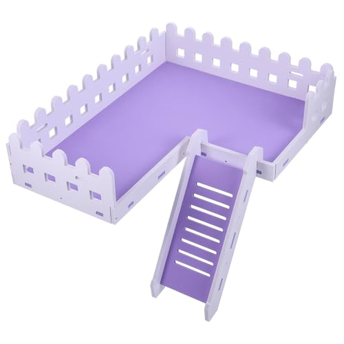 ibasenice 1 Satz Hamster Spielplattform Einstellbare Hamster Spielzeugplattform für Kleintiere als Ruheplatz und Spielbereich Fördert Bewegung und Gesundheit Kompatibel mit Futter und von ibasenice