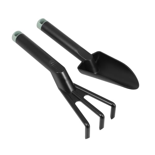 ibasenice 1 Satz Retten Handrechen Gartenhacke Werkzeug Grubber Gartengerät Strandschaufeln Zum Graben Kelle Gartenwerkzeug Gartenkellen Handwerkzeug Handkelle Gartenbausatz Black Pp von ibasenice