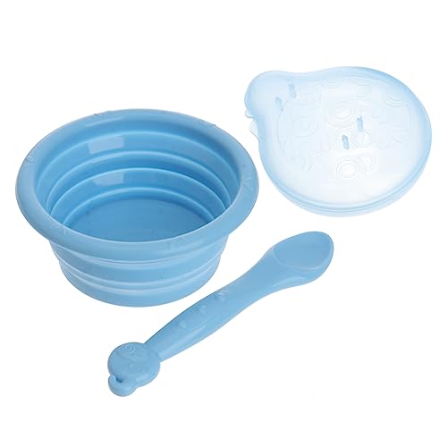 ibasenice Faltbare Babyschüssel Tragbare Fütterungsschüssel Für Kleinkinder Mit Löffel Zum Reinigen Für Zu Hause Und Draußen ibasenice Faltbare Babyschüssel Tragbare Fütterungsschüssel Für Kleinkinder Mit Löffel Zum Reinigen Für Zu Hause Und Draußen von ibasenice
