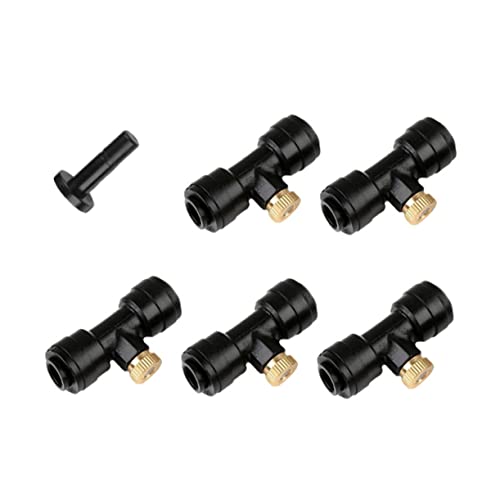 ibasenice 1 Satz Sprühdüse Herr Sprinkler Düsennebel durchnässt Nebelsprinkler Bewässerung Messingdüse Kühlsystem Nebeldüse aus Messing Gartenzerstäuberdüsen Plastik Black von ibasenice