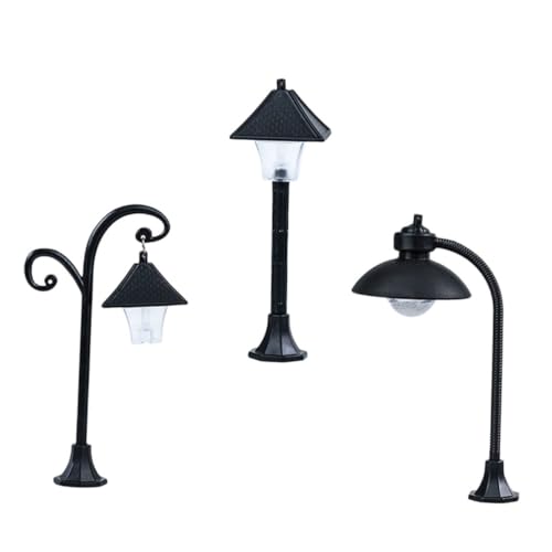 ibasenice 3 Stücke Straße Lampen Miniatur Szene Decor Topf Kultur Licht Für Puppen von ibasenice