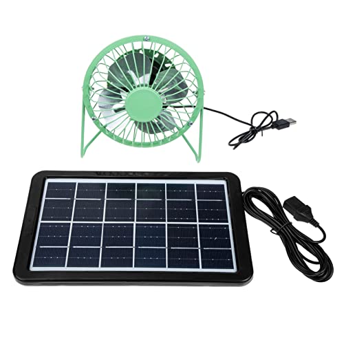ibasenice 1 Satz USB Solar Powered Fan Leiser Desktop mit Variablen Geschwindigkeiten für Camping Studentenwohnheim und Unterwegs Solar und USB Betrieben und Tragbar ibasenice 1 Satz USB Solar Powered Fan Leiser Desktop mit Variablen Geschwindigkeiten für Camping Studentenwohnheim und Unterwegs Solar und USB Betrieben und Tragbar von ibasenice