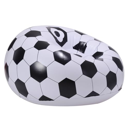 ibasenice 1 Stück Fußballsofa aufblasen im Freien faltbar Campingsofa Ö tragbare Faule Couch kreatives aufblasbares Sofa Luftsofa aufblasbarer Sitz aufblasbares Stuhlsofa von ibasenice