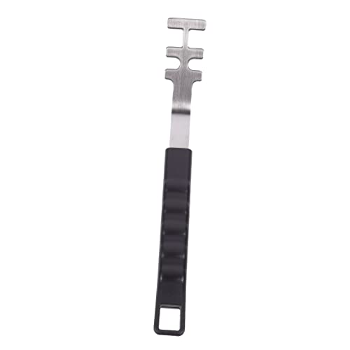 ibasenice 1 Stück Grillgriff mit Hitzebeständiger Grillnetz Multifunktionaler BBQ Handpuller für Sicheres und Handling von Heißen Gerichten von ibasenice