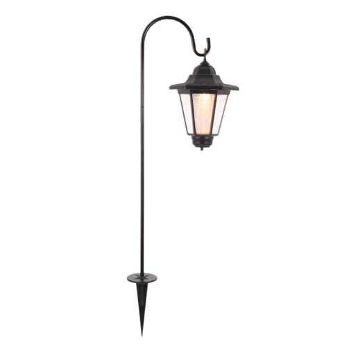ibasenice 1 Stück Solar Power Gartenlampe LED Rasenleuchte für Außenbereich Dekorative Vintage Sechsecklampe Wasserdichte Solarleuchte für Garten und Terrasse von ibasenice