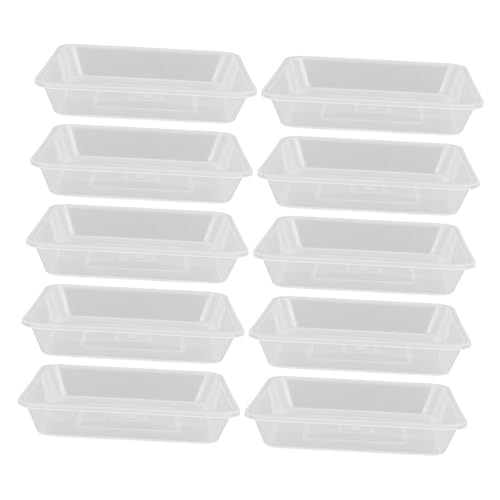 ibasenice 10 Stück Teiliges Blumenuntersetzer Transparenter Pflanzentopf Untersetzer Wasserdichtes Bonsai Tropfgeschirr Langlebiger Blumentopf Teller für und Trockene Oberflächen von ibasenice