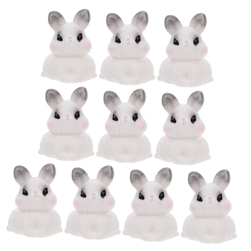 ibasenice 10 Stück Teiliges Miniatur Kaninchen Figuren Harz Niedliche DIY Deko Hasen für Zuhause Büro und Garten Kleine Bunny Ornamente für und Schreibtisch für Kreative Gestaltung ibasenice 10 Stück Teiliges Miniatur Kaninchen Figuren Harz Niedliche DIY Deko Hasen für Zuhause Büro und Garten Kleine Bunny Ornamente für und Schreibtisch für Kreative Gestaltung von ibasenice