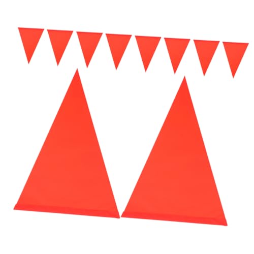 ibasenice 10 Stück Teiliges Reflektierende PVC Sicherheitswimpel Fahrradflagge Leicht Vielseitig für Kinderfahrrad Roller Bike Scooter Einfache Passend für Stange von ibasenice