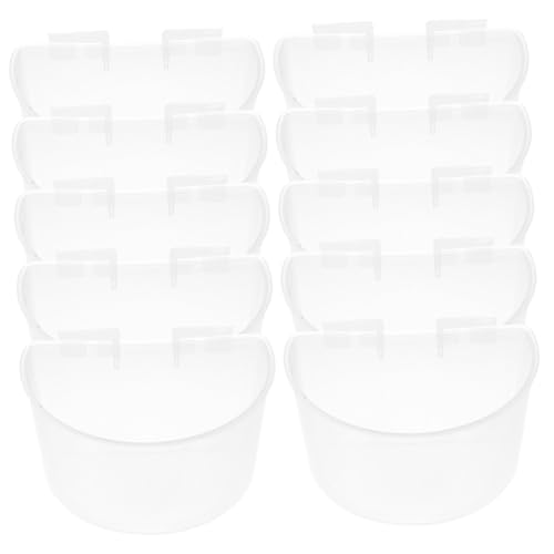 ibasenice 10 Stück Teiliges Taubenfutterspender Dickem Gesundem Kunststoff mit Anti verschüttschutz Abnehmbar Leicht zu Reinigen mit Haken für Käfige Transparenter Großer Wassernapf und ibasenice 10 Stück Teiliges Taubenfutterspender Dickem Gesundem Kunststoff mit Anti verschüttschutz Abnehmbar Leicht zu Reinigen mit Haken für Käfige Transparenter Großer Wassernapf und von ibasenice