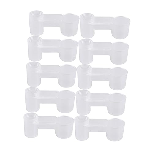 ibasenice 10 Stück Teiliges Vogeldrinkerset aus Robustem Kunststoff Doppelte Trinköffnungen Spritzwassergeschützt Einfach zu Montieren für Wellensittiche und Andere Kleinvögel Passend für ibasenice 10 Stück Teiliges Vogeldrinkerset aus Robustem Kunststoff Doppelte Trinköffnungen Spritzwassergeschützt Einfach zu Montieren für Wellensittiche und Andere Kleinvögel Passend für von ibasenice