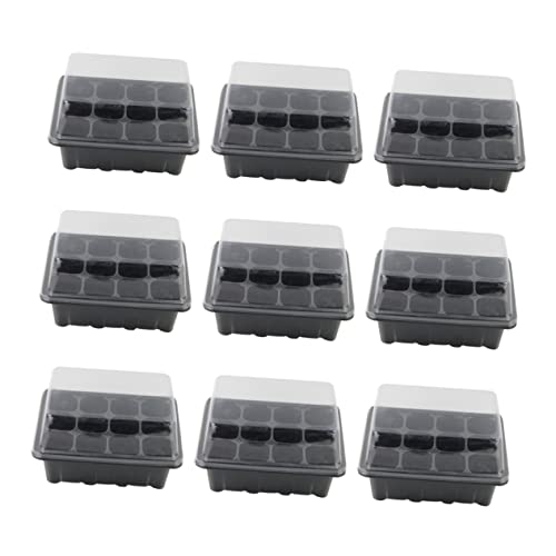 ibasenice 10 Stück Teiliges Zellen Anzuchtkasten Set mit Transparenten Abdeckungen Langlebige Pflanzenschalen für Indoor Garten Keimung und Bonsai Sämlinge Schwarz ibasenice 10 Stück Teiliges Zellen Anzuchtkasten Set mit Transparenten Abdeckungen Langlebige Pflanzenschalen für Indoor Garten Keimung und Bonsai Sämlinge Schwarz von ibasenice