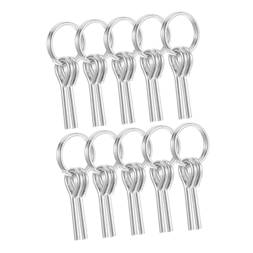 ibasenice 10 Stück Teiliges Zelt Erdnagel mit Rundem Ring Wetterfeste Outdoor Stabile Camping Bodenhaken für Zelte Rasen und Pavillons Zeltzubehör Installieren von ibasenice