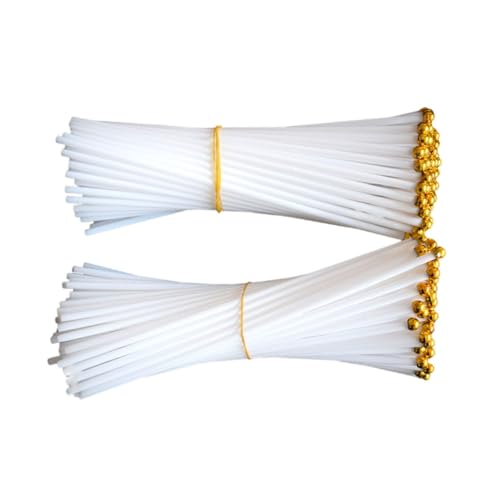 ibasenice 100stücke Fahnenstange Mit Handkurbel Aus Kunststoff Fahnenmast-zubehör Für Meeting-Sportarten Langlebige Kleine Flaggenstangen Mit Flaggenkappen Geeignet Für Veranda Balkon Garten von ibasenice