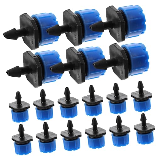 ibasenice 100 Stück Tropfbewässerungsdüsen Verstellbar Roter Dripper für Tropfbewässerungssysteme Druckkompensierend Praktisch für Garten Gewächshaus und Feldbewässerung ibasenice 100 Stück Tropfbewässerungsdüsen Verstellbar Roter Dripper für Tropfbewässerungssysteme Druckkompensierend Praktisch für Garten Gewächshaus und Feldbewässerung von ibasenice