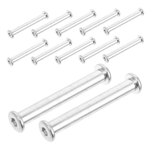 ibasenice 12 Stück Teiliges Metall Schrauben für Gartenschirm Sockel Ersatzteile für Sonnenschirm Befestigung Stabile mit Handknopf für Vielfältige Schirmmodelle von ibasenice