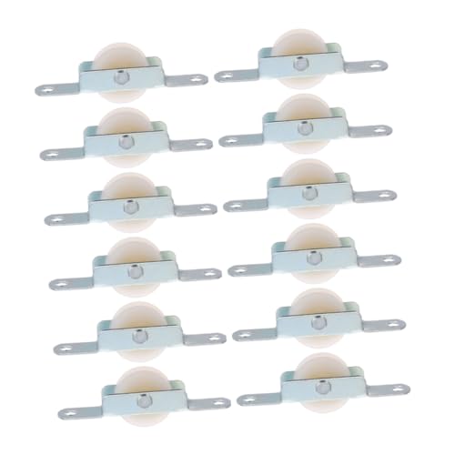 ibasenice 12 Stück Teiliges Wetterfester Patio Sonnenschirm Seilrolle Ersatzteil Vielseitig Kompatibel mit Garten Außenmarkisen Langlebige Pulley Halterung für Reibungslosen Seilbetrieb und von ibasenice