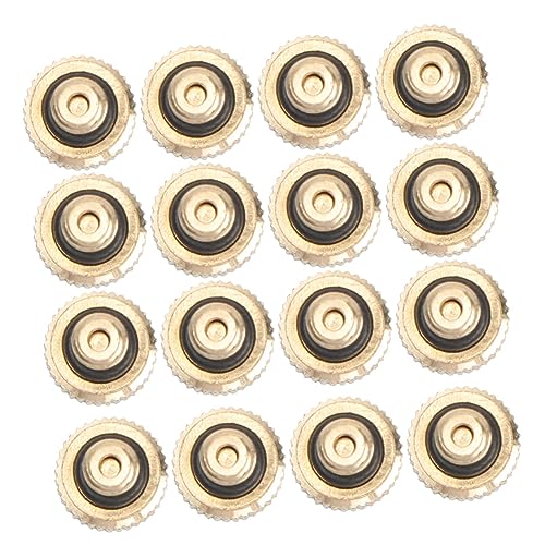 ibasenice 16 Stück Teiliges Messing Sprühdüsen Öffnung Niederdruck Nebeldüsen für Garten Bewässerung und Outdoor Kühlung mit Selbstabdichtendem O ring Langlebig und Wassersparend von ibasenice