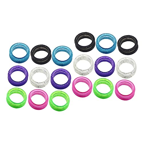 ibasenice 18 Stück Teiliges Fingerschutzring für Scheren Rutschfeste Flexible Fingerringe Schwarz Grün und Lila für Friseure und Haustierpflege ibasenice 18 Stück Teiliges Fingerschutzring für Scheren Rutschfeste Flexible Fingerringe Schwarz Grün und Lila für Friseure und Haustierpflege von ibasenice