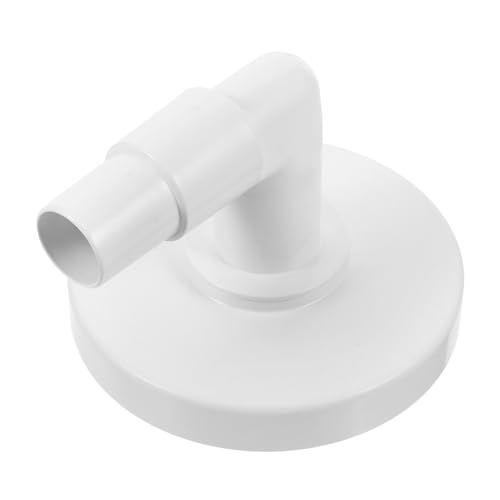 ibasenice 1Satz Skimmer Vakuumplattenadapter Vakuumplatte Winkeladapter für Pools und Teiche Einfache Installation Vielseitig Einsetzbar von ibasenice
