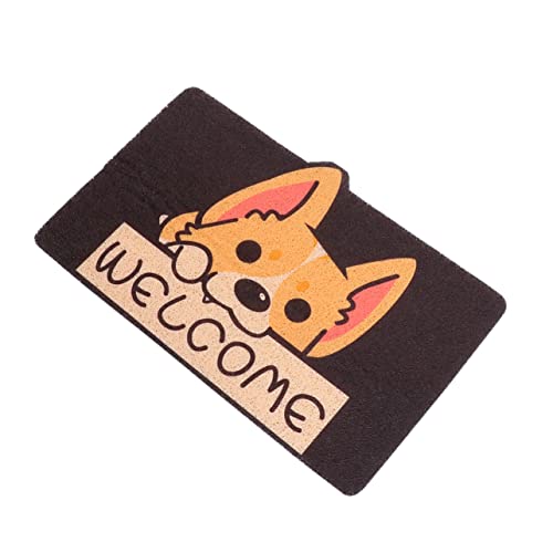 ibasenice 1Stück Corgi Fußmatte rutschfeste Schmutzfangmatte für Innenbereich Tiermotiv für Eingangsbereich und Bad zu Reinigen ibasenice 1Stück Corgi Fußmatte rutschfeste Schmutzfangmatte für Innenbereich Tiermotiv für Eingangsbereich und Bad zu Reinigen von ibasenice