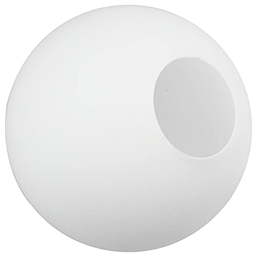 ibasenice 1stk Kugelmattierter Lampenschirm Weiße Wandleuchte Hängender Wandleuchten Schatten Glühbirnenschutz Weiße Kugelschirme Wandlampenschirm Boden Europäischer Stil Schminktisch Glas von ibasenice