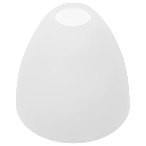 ibasenice 1stk Lampenschirm Aus Mattiertem Glas Kronleuchter Lampe Bogenleuchte Lampenschirm Einfache Lichtabdeckung Kronleuchterschirme Aus Glas Trommel Weiß Schreibtischlampe Ersetzen E27 von ibasenice