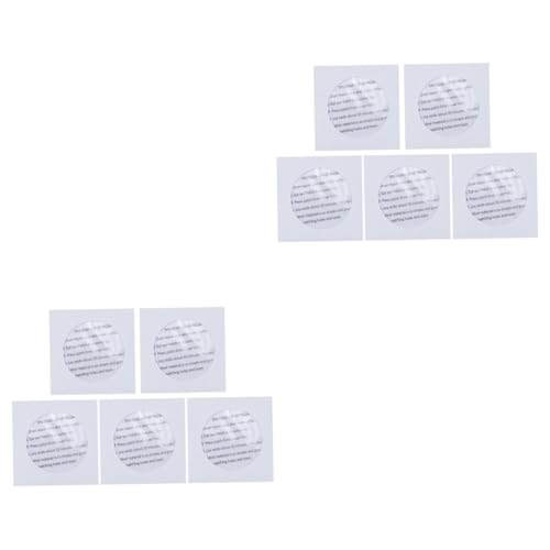 ibasenice 2 Sätze Transparentes Reparaturpflaster Selbstklebende wasserdichte Reparaturpatches Für Aufblasbare Produkte Zelte Schwimmringe Und 5 Stück * 2 von ibasenice