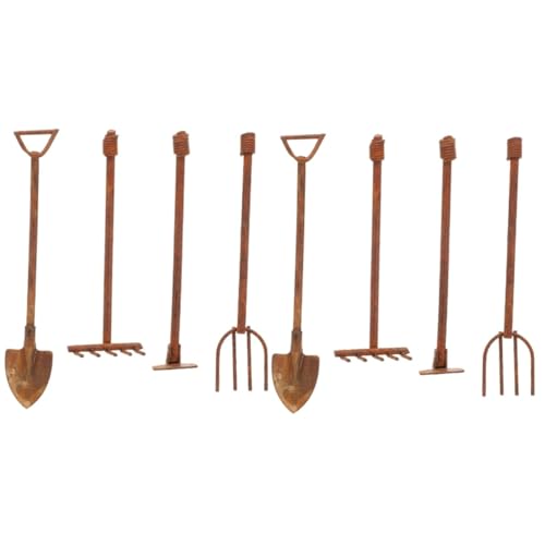 ibasenice 2 Sets Mini Gartengeräte Mini Werkzeug Miniatur Gartengeräte Mini Landschaftsrequisite Mini Gartenzubehör Puppenhaus Gartenwerkzeug Miniatur Garten Gadgets Mini von ibasenice