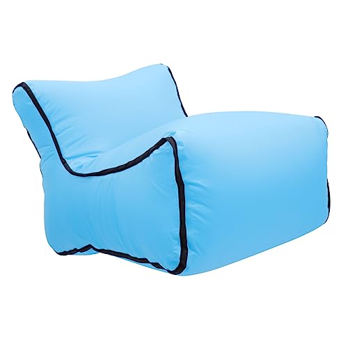 ibasenice 2 Stück Aufblasbarer Sofasitz Camping Aufblasbarer Loungesessel Luftcouch Aufblasbare Liege Beflocktes Lazy Sofa Für Aufblasbare Sofas Einlagiges Fallschirm von ibasenice