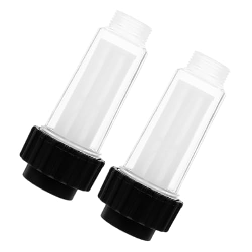 ibasenice 2 Stück Die Filterkartusche Wasserfilter Einlassfilter Schlauch Druckdüse Hochdruckreiniger Druckschlauchdüse Waschmaschine Ablaufschlauchfilter Gartenschlauchfilter Transparent von ibasenice