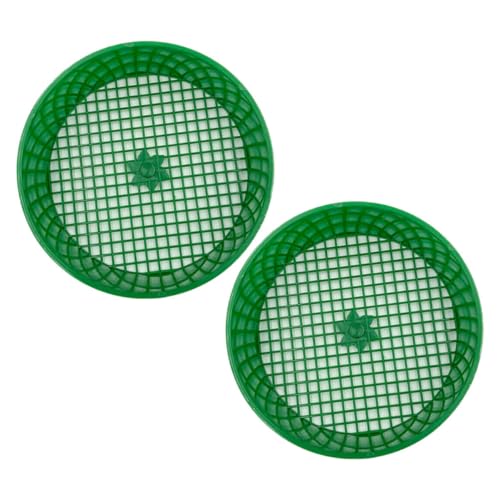 ibasenice 2 Stück Gartensieb aus Robustem Grünem Kunststoff Maschenweite für Erde Kompost und Steine Vielseitiger Bodensieb für Gartenarbeit und Pflanzsubstratfilterung ibasenice 2 Stück Gartensieb aus Robustem Grünem Kunststoff Maschenweite für Erde Kompost und Steine Vielseitiger Bodensieb für Gartenarbeit und Pflanzsubstratfilterung von ibasenice