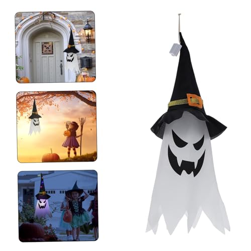 ibasenice 2 Stück Halloween LED Geister Hängelicht Bunte Partydekoration Langlebige Gruselige Lampen für Wand Fenster Baum Stimmungsvolle Laterne für Innen Außen Halloween Deko ibasenice 2 Stück Halloween LED Geister Hängelicht Bunte Partydekoration Langlebige Gruselige Lampen für Wand Fenster Baum Stimmungsvolle Laterne für Innen Außen Halloween Deko von ibasenice