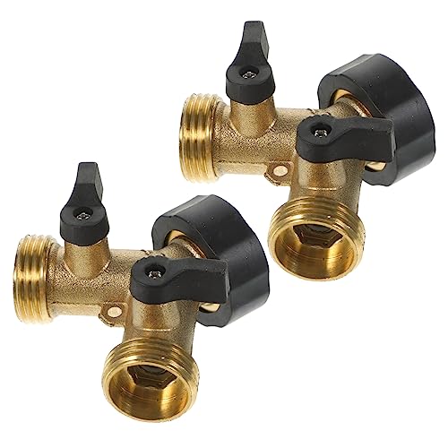 ibasenice 2 Stück Messing Shunt Verbinder Schlauchsplitter weiblich Ventil Tap- doppelt Wasserschlauch und Verteiler Wasserhahn-Splitter für den Garten Schlauch und Splitter Golden ibasenice 2 Stück Messing Shunt Verbinder Schlauchsplitter weiblich Ventil Tap- doppelt Wasserschlauch und Verteiler Wasserhahn-Splitter für den Garten Schlauch und Splitter Golden von ibasenice