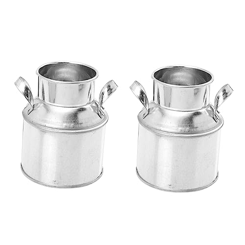 ibasenice 2 Stück Mini Blumentopf Schmiedeeisen Vintage Stil Heimdekoration Blumenarrangement Behälter Blumenbehälter Blumeneimer Metall Vintage Blumenpflanzeimer Verzinktes ibasenice 2 Stück Mini Blumentopf Schmiedeeisen Vintage Stil Heimdekoration Blumenarrangement Behälter Blumenbehälter Blumeneimer Metall Vintage Blumenpflanzeimer Verzinktes von ibasenice